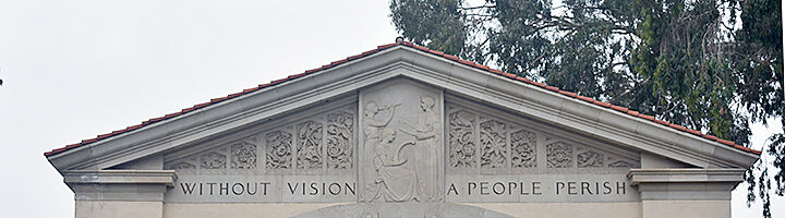 quotes Proverbs 29:18, "Without vision a people perish."